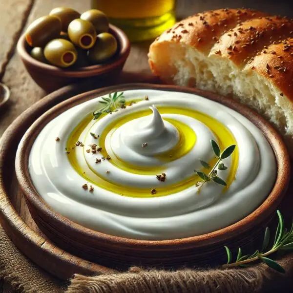Labneh plate  لبنة طازجة