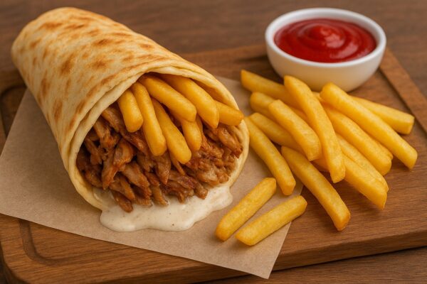 Lebanese Chicken Shawarma  ساندوتش شاورما دجاج لبنانية