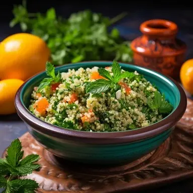 Mediterranean Tabbouleh with Quinoa