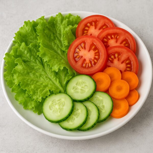 Fresh Vegetable Plate  صحن خضروات طازجة