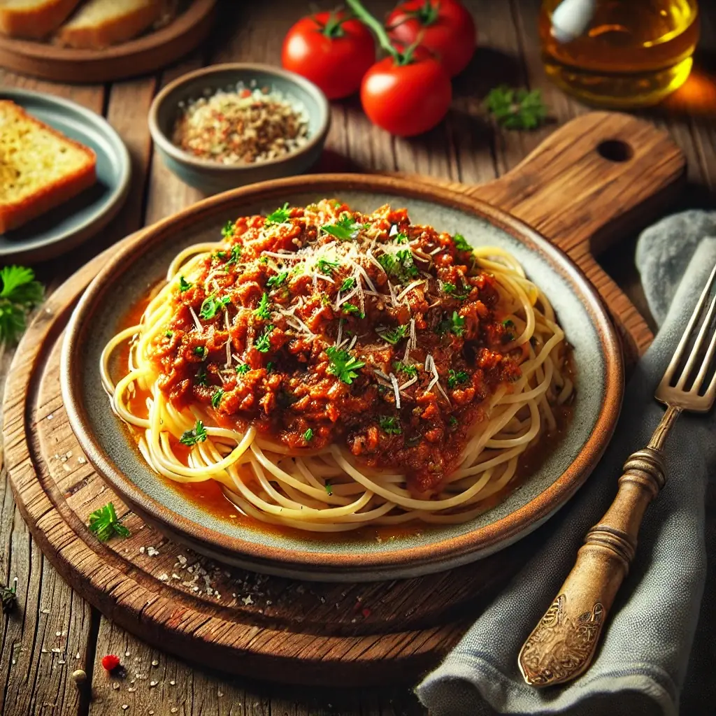 Spaghetti Bolognese معكرونة بولونيز