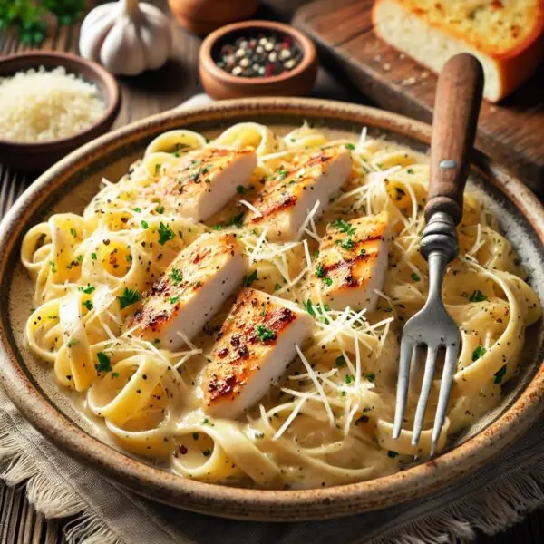 Fettuccine Alfredo فوتشيني الفريدوا - Image 2