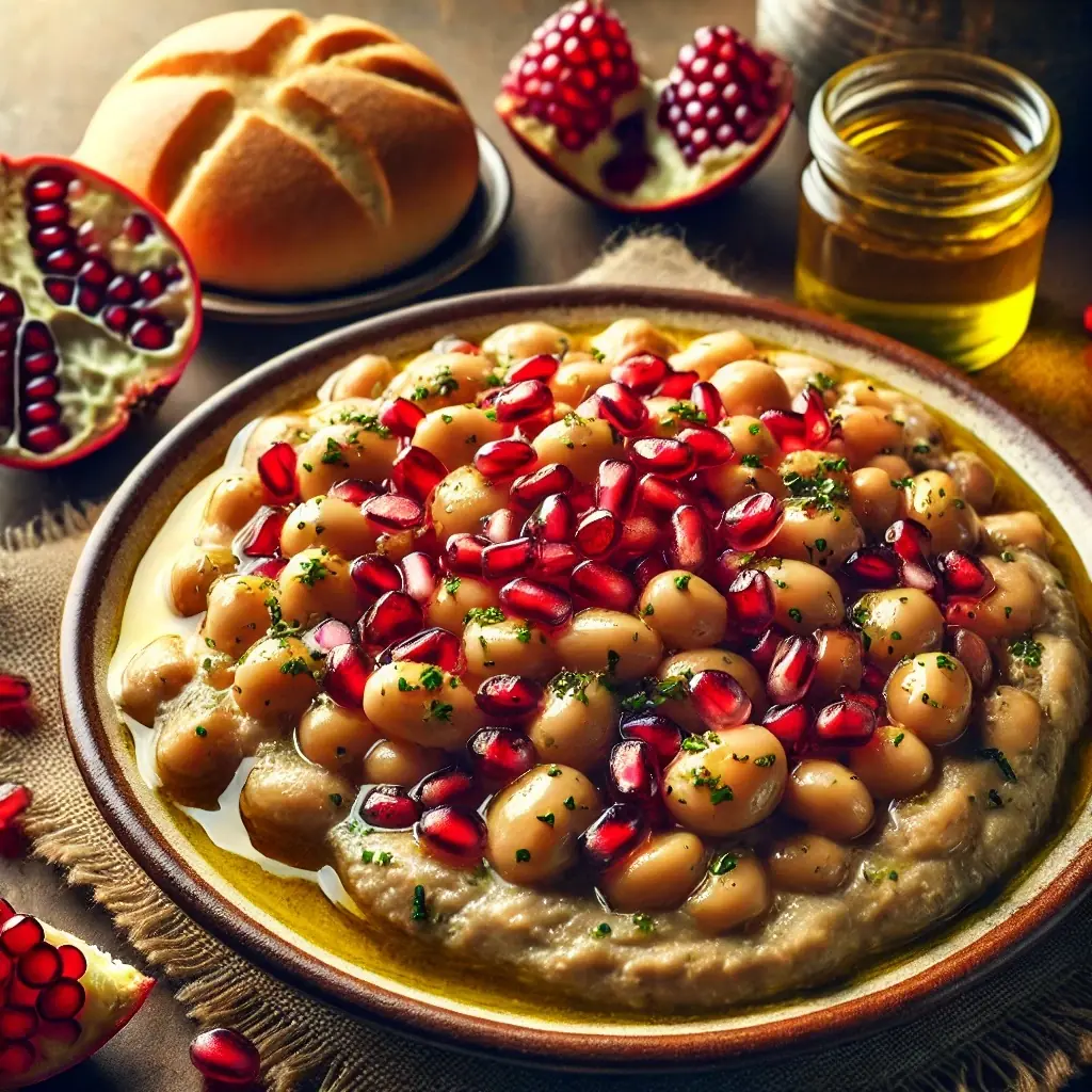 Pomegranate Fuol فول بالرمان