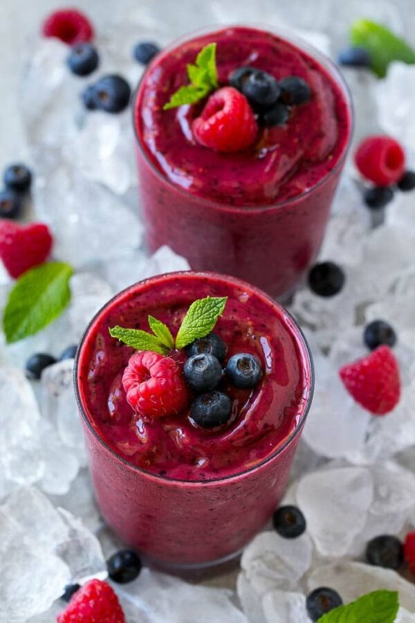 Raspberry Smoothie سموزي التوت البري