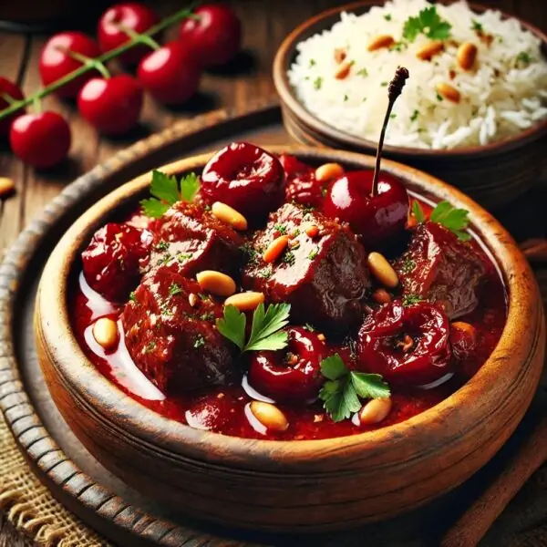 Cherry kebab كباب بالكرز