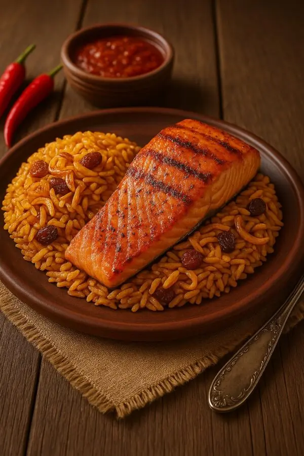 Kabsa Fish Salmon كبسة سمك السلمون
