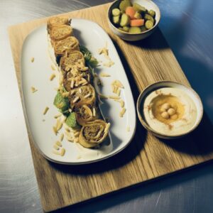 Arayes on a skewer عرايس على السيخ